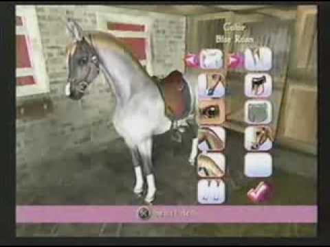 barbie horse stable game